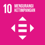 Ikon SDGs 10 Mengurangi ketimpangan