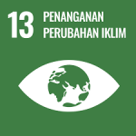 Ikon SDGs 13 Penanganan perubahan iklim