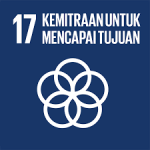 Ikon SDGs 17 Kemitraan untuk mencapai tujuan