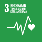 Ikon SDGs 3 Kesehatan yang baik dan kesejahteraan
