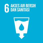 Ikon SDGs 6 Akses air bersih dan sanitasi