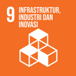 Ikon SDGs 9 Infrastruktur, industri dan inovasi